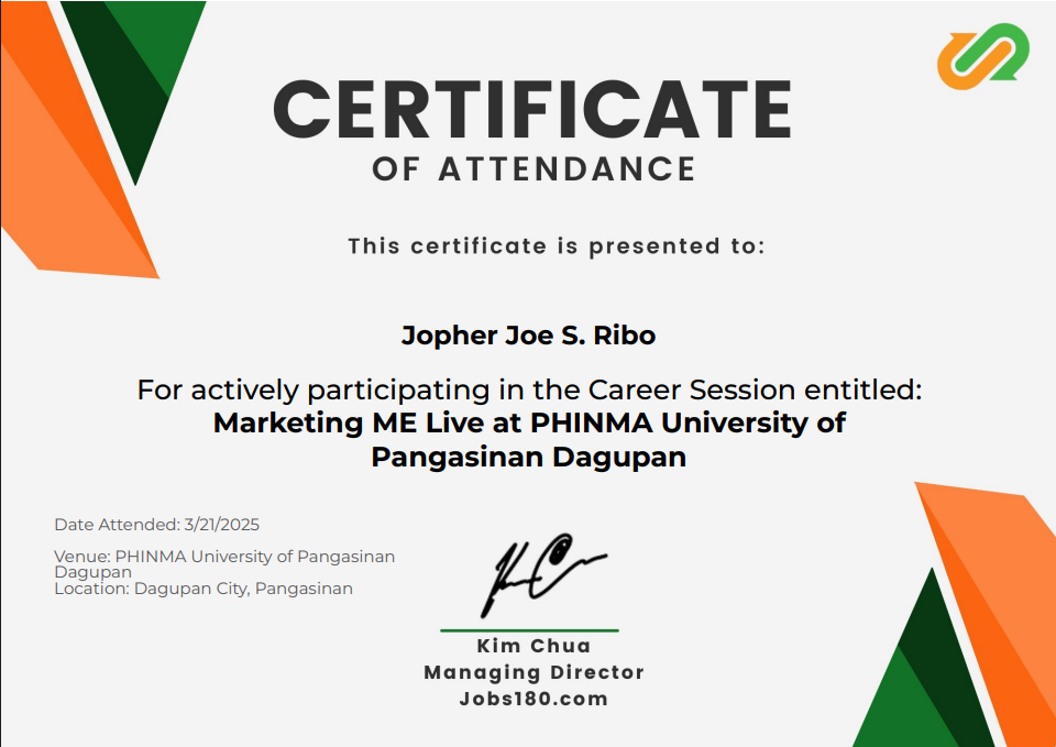 Marketing ME Live (Career Session) — Jobs180.com